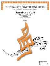 8th Symphony, First Movement Concert Band sheet music cover